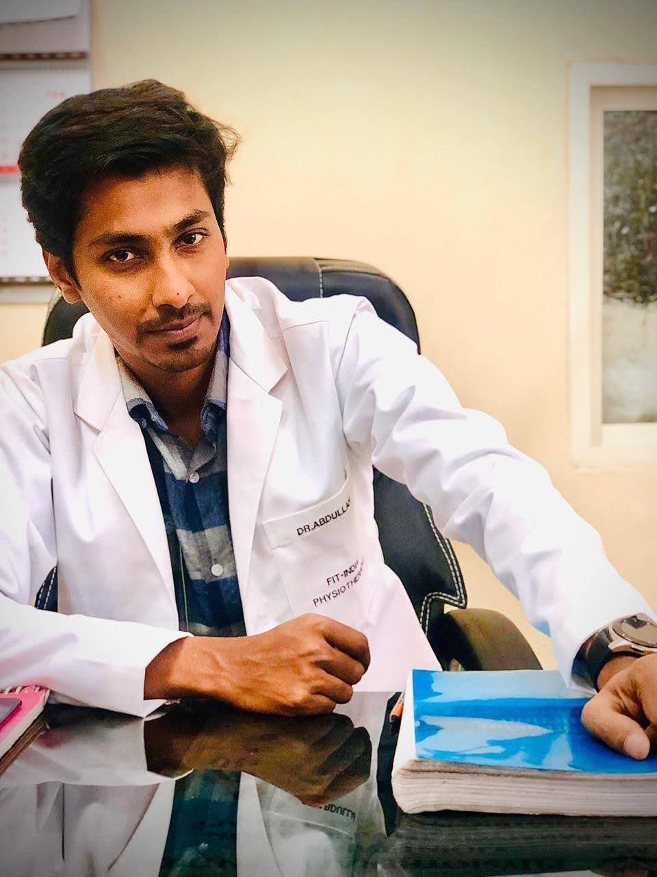 picture of Dr. Abdullah at his physiotherapy centre